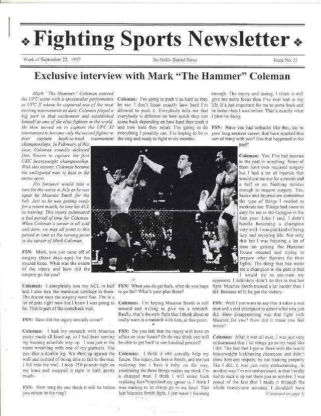 09/97 Fighting Sports Newsletter
